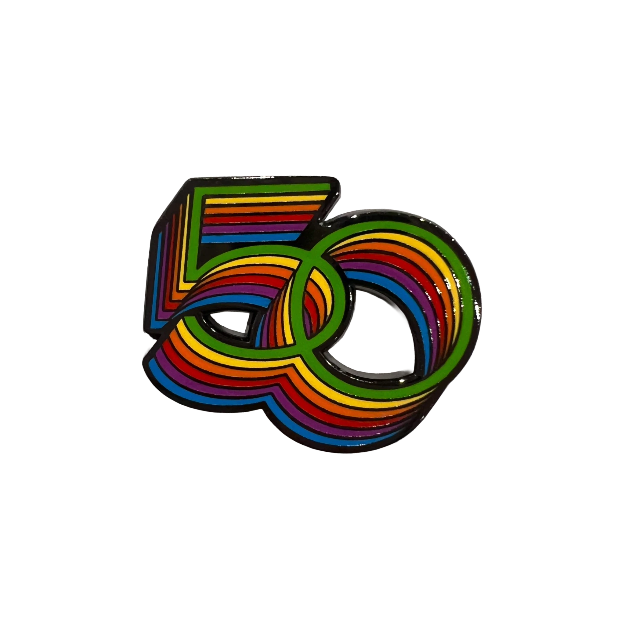 Apple 50th Anniversary Pin